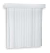 Battalion 3AEJ1 Vertical Blinds, 84 X 78 In, White
