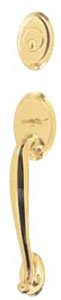 Emtek 4400 Emtek Brass Tubular Entrance Handlset Saratoga Style Dummy - 4400