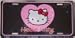Hello Kitty License Plate