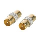 TV Aerial RF Coax Cable Lead Adaptor Male to Male