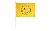 Happy Face Stick Flag