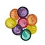 12 Durex Color and Scents Condoms - Aslo Known As Tropical Condoms