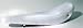White Metallic Banana Seat Stingray Saddle