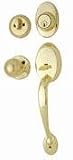 Ultra 45025 Polished Brass Lockset Cheltenham Series