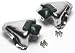 Kentrol Interior Stainless Steel Door Latch Brackets (pair) 1987-1995 Jeep Wrangler YJ & 1981-1986 Jeep CJ # 30513