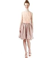 Autograph Floral Lace Bodice Dress with Belt