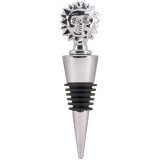 Chrome Sun Decorative Wine Bottle Stopper