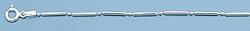 Sterling Silver Bead Anklet - 9'' in Length