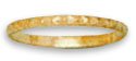 14 Karat Gold Faceted Baby Ring