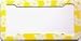 Yellow Hibiscus Hawaiian Flowers Car Truck SUV License Plate Frame