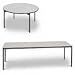 Office Products : Samson Series Premium Commercial Table, 72 x 30, Off-White with Steel Legs SMF36170PTS1