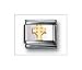Celtic Cross No Color Classic Gold, Italian Charm by Nomination Charms