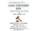 Land Surveying Law on CD