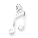 Sterling Silver Music Notes Charm
