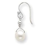 Sterling Silver White Pearl Earrings