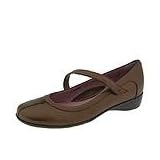 Stonefly Birmingham | Ladies Slip on Shoes Brown Pearlized Leather by Stonefly