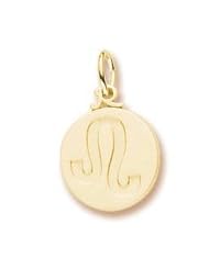 Rembrandt Charms Leo Charm, 10K Yellow Gold