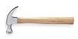 Westward 2DBP8 Curved Claw Hammer, 20 Oz, Hickory Handle