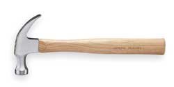 Westward 2DBP8 Curved Claw Hammer, 20 Oz, Hickory Handle
