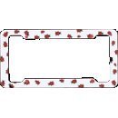Lady Bugs License Plate Frame (Made of Plastic)