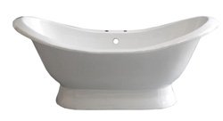 Randolph Morris Cast Iron LG72DS0W8PW White