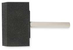 Industrial Grade 1XRK3 Foam Brush, Size 4 In