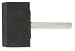 Industrial Grade 1XRK3 Foam Brush, Size 4 In