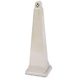 Rubbermaid Commercial Grounds-Keeper Cigarette Waste Collector, Pyramid, Plastic/Steel, Beige (257088BG)