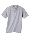 Anvil 1202 Cotton Short Sleeve Henley