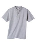 Anvil 1202 Cotton Short Sleeve Henley