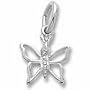 Butterfly Charm - Sterling Silver