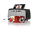 HP 12MP Digital Camera with 3X Optical Zoom and Photo Printer - Red