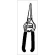 SHEAR PRUNER GRAPE CURVED BLADE