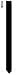 Mens Solid Skinny 2 Inch Costume Black Necktie Tie