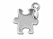 Autism Awareness Sterling Silver Puzzle Charm