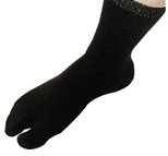 from Nws Tabi Socks Black- PAIR Misc.