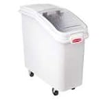 Rubbermaid® 3600-88 Ingredient Bin Systems constructed of durable industrial grade plastic. Slant front bin with sliding lid, 32 oz. scoop 2 3/4 cu ft. Assists in complying with FDA Food Code 3-304.12.