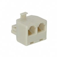 Cables To Go 01922 RJ11 4-pin Modular T-Adapter (Ivory)