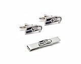 Seattle Seahawks Cuff Links and Tie Bar Gift Set