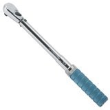 Click Style Adjustable Torque Wrench with Ratcheting Head and 1/4 Drive, 5-50 in/lb