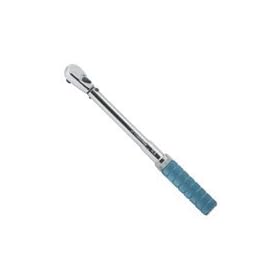 Click Style Adjustable Torque Wrench with Ratcheting Head and 1/4" Drive, 5-50 in/lb