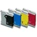 SET OF FOUR BROTHER LC1000 (LC51) COMPATIBLE INKJET CARTRIDGES - BLACK, CYAN, MAGENTA, YELLOW - BROTHER DCP130C DCP330C DCP540CN DCP750CW MFC240C MFC440CN MFC5460CN MFC5860CN MFC660CN MFC845CW