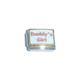 Daddy's Girl Italian Charm Bracelet Link