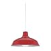 Sea Gull Lighting 6519-21 One-Light Pendant, Red Finish with White Cord
