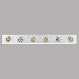 Progress Lighting Broadway Polished Chrome Six-Light Bath Fixture