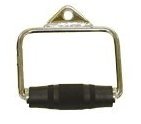 Cap Barbell Single D Handle with Rubber Grip