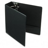 Cardinal 17601 Clearvue Xtravalue D-Ring Presentation Binder, Black Vinyl, 3 Capacity