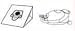 Sac aspirateur + 1 filtre moteur MOULINEX, ATMOSPHERE 1600EJC / EJD,