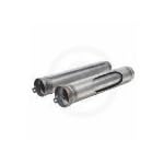 Hard Krome Doublewall Baffle - Straight-Thru Baffle for 3in. Pipes 97-2010