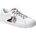 Girls' Keds Glamourama Slip On - Berry/Black Stripes